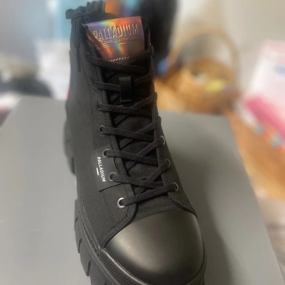 Palladium Black High-Top Sneakers - Picture 2 of 8